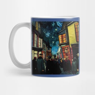 Starry Night in Diagon Alley Mug